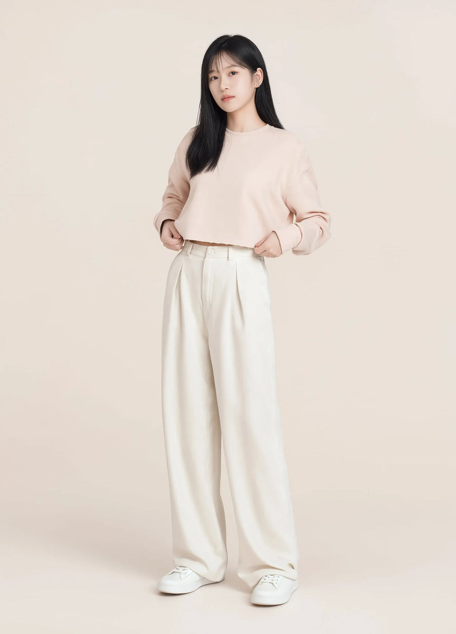 Cropped Crew Sweatshirt