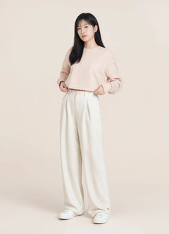 Cropped Crew Sweatshirt
